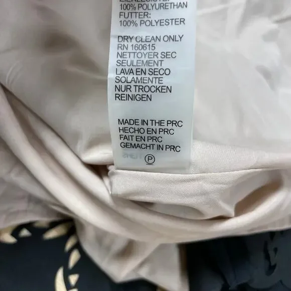 Shani NWT Laser Cut Ponte Fit & Flare Black Nude Dress Size 4 Floral Half Sleeve - Picture 10 of 10